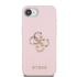 GUESS Zaštitna maska GUHCPSE4PGT4MBP, GRAINED, za iPhone 16e / iPhone 17e, ružičasta