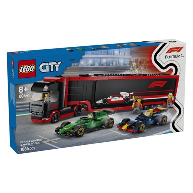 LEGO City Kamion za F1® s autima RB20 i AMR24 za F1® 60445