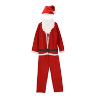 Muški kostim Djed Mraz, 5 dijelova