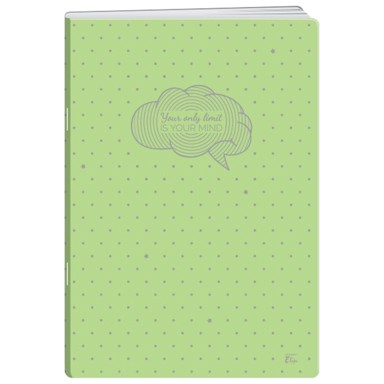 ELISA Bilježnica, meki uvez, karo, A4, 52+2 lista, 80 g/m², Dots
