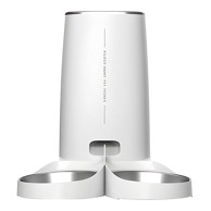 ROJECO Automatska hranilica 4L s gumbom, dvostruka posuda