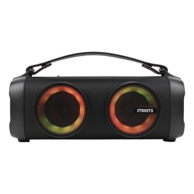 STREETZ Bluetooth zvučnik B100 Boombox, 2x 4W, otporan na kišu, LED, crni