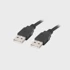 LANBERG USB kabel CA-USBA-20CU-0010-BK, USB 2.0, USB A, crni, 1m