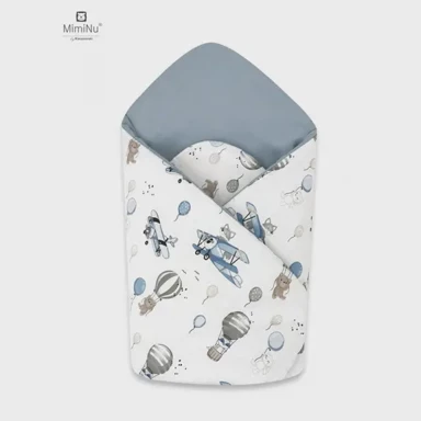 MIMINU Jastuk za nošenje novorođenčeta, Avion, plavi