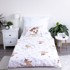 JERRY FABRICS Pamučna dječja posteljina Bambi 100x135 cm, bež