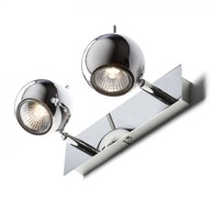 Stropna svjetiljka Glossy II, 230V LED GU10 2x8W, krom