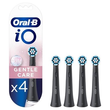 ORAL-B Zamjenske glave četkice za zube iO Gentile Care, crna, 4 kom