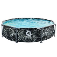 AVENLI Montažni bazen Frame Plus Round Clearview 427×84 cm