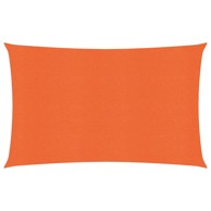 Jedro za zaštitu od sunca 160 g/m² narančasto 3,5 x 5 m HDPE