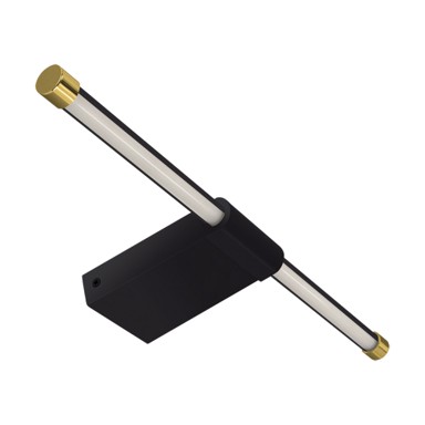 PASO Rasvjeta za vlažne prostore LED, 9W, 4000K, IP44, crna