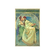FEDKOLOR Reprodukcija slike Alfons Mucha 60 x 40 cm Princess Hyanin 
