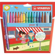 STABILO Flomaster Power, srednji vrh, 18 kom, višebojni