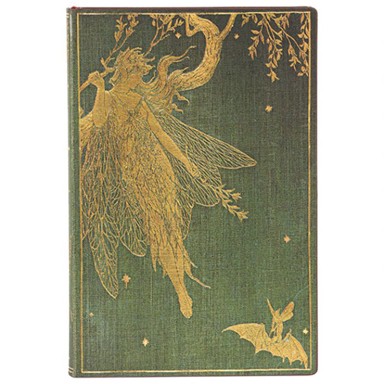 PAPERBLANKS Notes Olive Fairy Flexis, mini, 9 x 14 cm, crte, 104 lista, s gumicom
