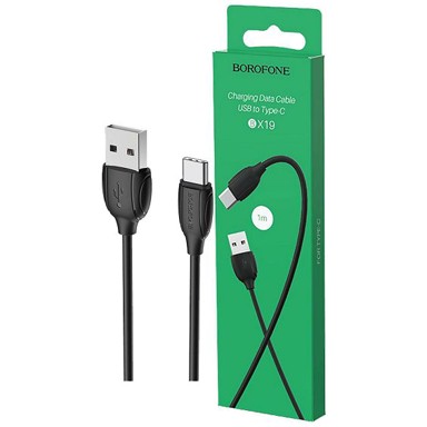 BOROFONE Kabel BX19 Benefit, USB Type C, za pametne telefone, dužina 1 m, crna