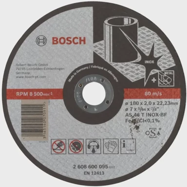 BOSCH Rezne ploče Expert For Inox, 180 × 2 mm, ravne (AS 46 T INOX BF)