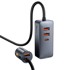  BASEUS Auto punjač Share Together, 3x USB, USB-C, 120W 