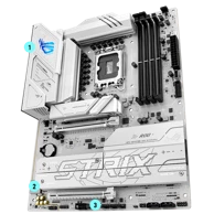 ASUS Matična ploča ROG Strix B860-A Gaming WiFi, LGA 1851, Intel B860, ATX, 4x DDR5, 90MB1JI0-M0EAY0