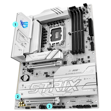 ASUS Matična ploča ROG Strix B860-A Gaming WiFi, LGA 1851, Intel B860, ATX, 4x DDR5, 90MB1JI0-M0EAY0