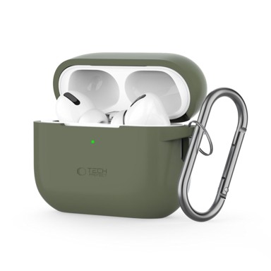 TECH-PROTECT Futrola Silicone Hook za Apple AirPods Pro 1/2, zelena