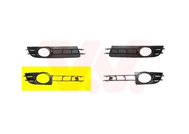 VAN WEZEL Maska branika Audi A6 04-08, prednja desna, sa maglenkom, otvorena