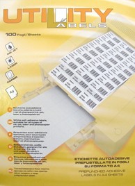 UTILITY Etikete, 200 × 142 mm