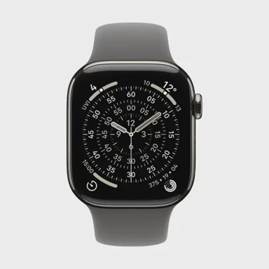APPLE Remen Smart Band MXLH3ZM/A fluoroelastomer, sivi