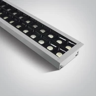 ONE LIGHT Ugradbena svjetiljka led96pcs spots ugr17 40w cw 1300mm 34d linear 230v bijela dm38150br/w/c