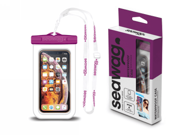 SEAWAG Vodootporna maskica Element Proof Case za telefon, bijela/ljubičasta