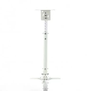 ART Držač za projektor, stropni, nosivost 15kg, podesiva visina 45-76 cm, bijeli