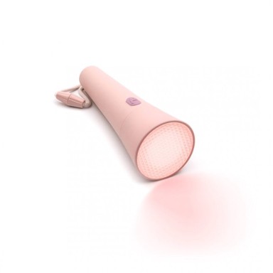 LALARMA Džepna svjetiljka, roza, LED, punjiva, kompaktna