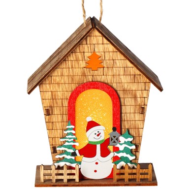 SPRINGOS Božićna dekoracija (10 x 10,2 cm)