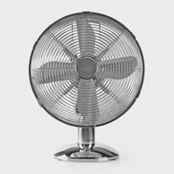 NEDIS Stolni ventilator FNTB20ECR30, promjer 30 cm, 35 W, metalni 