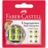 FABER-CASTELL Šiljilo, 2 rupe, PVC, s kutijom