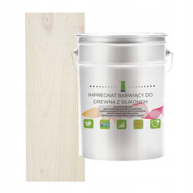 Impregnacija za drvo sa silikonskim voskom 2u1, hidrofobna, bijela RAL 9003, 2,5 l