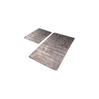 MILA HOME Sive od samta kupaonske prostirke u setu 2 kom 60x100 cm