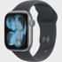 APPLE Watch Series 11, sivi, aluminij, 42 mm, Sports narukvica crna M/L