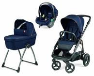 PEG PEREGO Dječja kolica Veloce Belvedere TC Lounge 3u1, modularni sustav, plava