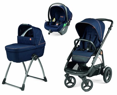 PEG PEREGO Dječja kolica Veloce Belvedere TC Lounge 3u1, modularni sustav, plava