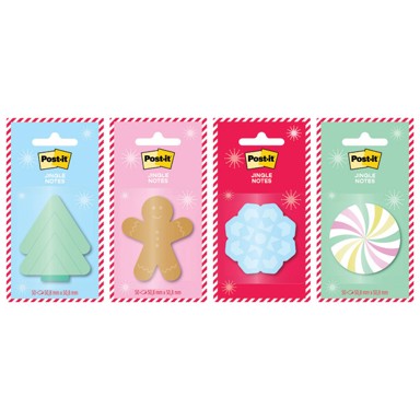 3M Blok samoljepljivi EMHOL25-JN Post-it 48,2x48,2 mm 50 listova Božićni motivi