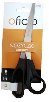 Škare uredske OFFICIO, 21 cm, crna drška