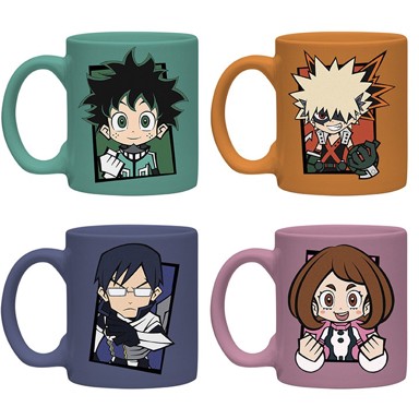 MY HERO ACADEMIA Set espresso šalica, 4 kom, 110 ml