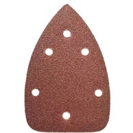 DEDRA Delta brusni papir 140x140x80 mm, čičak, set 5 kom, 100