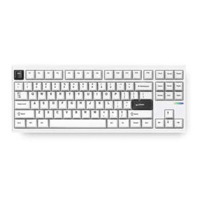 MCHOSE Bežična mehanička tipkovnica GX87 Ultra KTT Vintage White switch US ANSI HR, veličina 80%, bijela