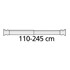 WENKO Bijela šipka za zavjesu za tuš 110-245 cm