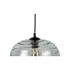 LEITMOTIV Siva staklena visilica visine 21 cm Sphere 