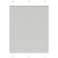 Roleta plisirana, 105x100 cm, širina tkanine 104,4 cm, svijetlosiva