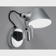 Zidna LED svjetiljka Tolomeo Micro Faretto, 267 lm, aluminij, bez prekidača
