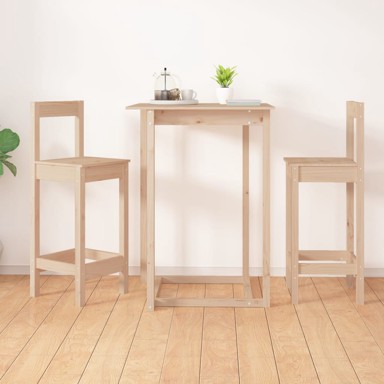 Barske stolice 2 kom 40 x 41,5 x 112 cm od masivne borovine