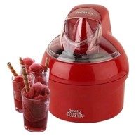 GELATO Aparat za sladoled Dolce Vita 1,1 l, crvena