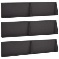 Rubnjak za gredice 6 kom 100 x 12 x 30 cm čelik, crni